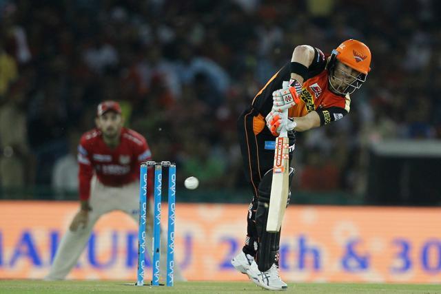 David Warner started aggressively along with Shikhar Dhawan as Sunrisers Hyderabad started well. (BCCI)