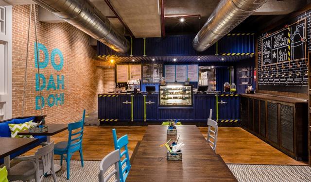D:OH All Day Dining is a self-service restaurant. Along with the bill the cashier hands you a buzzer that goes off once your order is ready. (HT Photo)