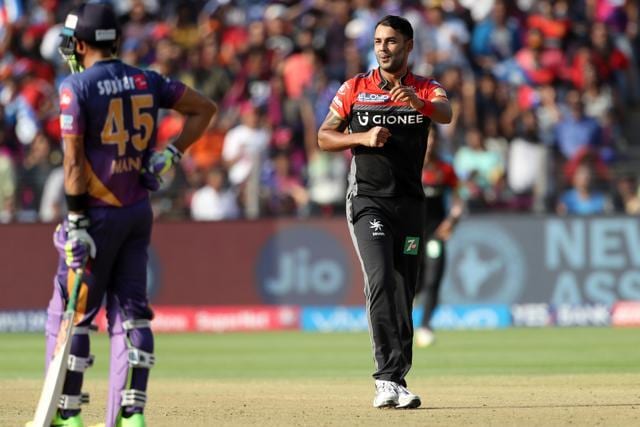Stuart Binny got the big wicket of Steve Smith for 45. (BCCI)