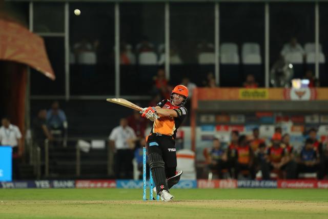 David Warner blazed away to a fifty off 20 balls, the second-fastest in this edition. (BCCI)