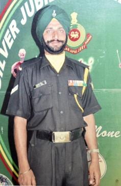 Naib subedar Paramjit Singh (Photo: Family album)