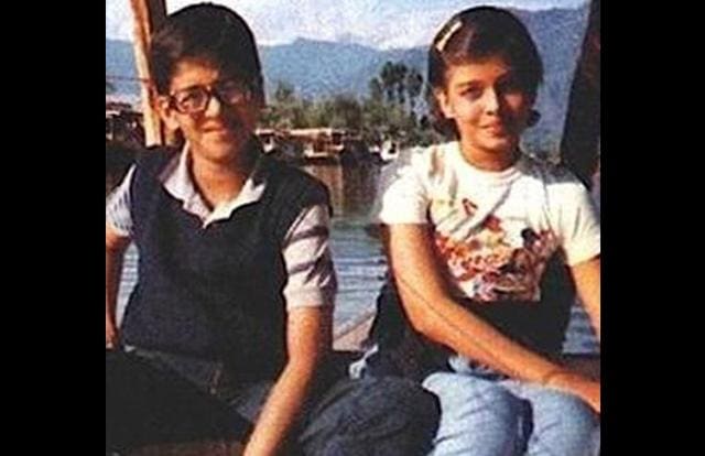 The adorable Aishwarya Rai Bachhan with her brother Aditya. The adorable Aishwarya Rai Bachhan with her brother Aditya.
