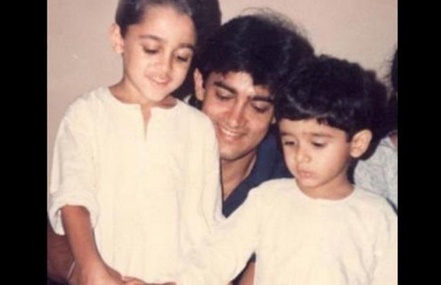 Actor Imran Khan with uncle Amir Khan Actor Imran Khan with uncle Amir Khan