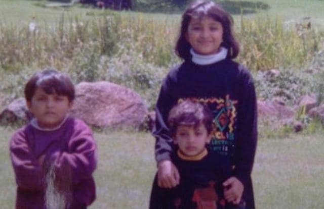 This little girl sporting a fringe and bob cut is Parineeti Chopra, spending time with her cousins. This little girl sporting a fringe and bob cut is Parineeti Chopra, spending time with her cousins.