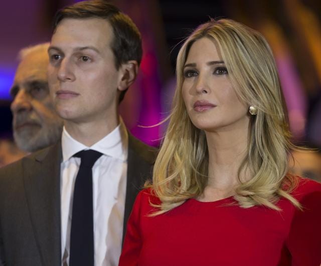 Ivanka Trump with her husband Jared Kushner. The couple has three kids. (Shutterstock) Ivanka Trump with her husband Jared Kushner. The couple has three kids. (Shutterstock)