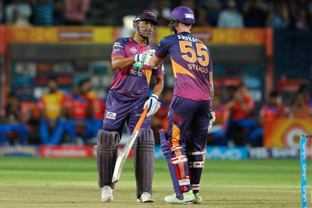 Ben Stokes shared a 76-run stand with MS Dhoni, who contributed with 26 off 33 balls. (BCCI)