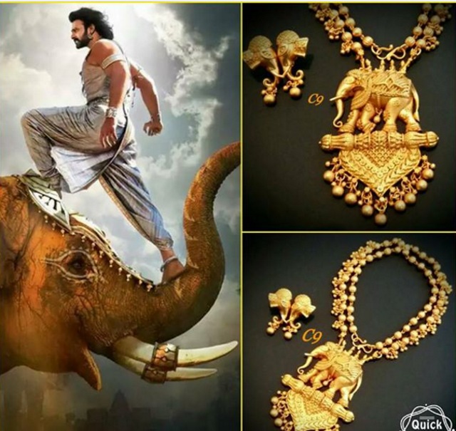 Bahubali inspired necklace and earrings. (Facebook)