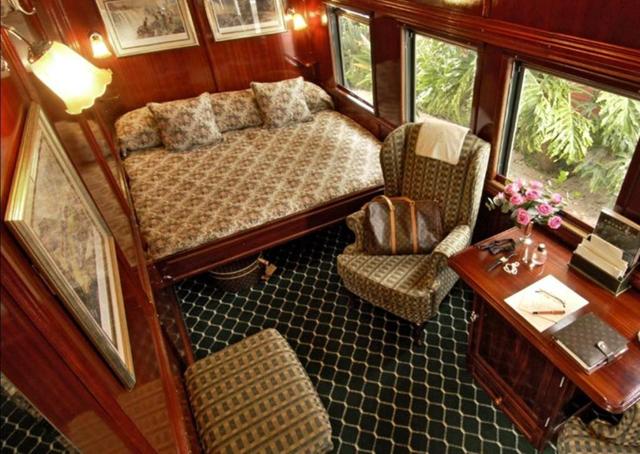 A room on the Pride of Africa. (Courtesy/luxurytrainclub.com) A room on the Pride of Africa. (Courtesy/luxurytrainclub.com)
