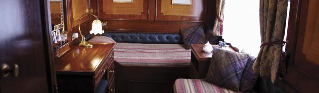 A cabin on The Royal Scotsman. (Courtesy/belmond.com/royal-scotsman-train) A cabin on The Royal Scotsman. (Courtesy/belmond.com/royal-scotsman-train)
