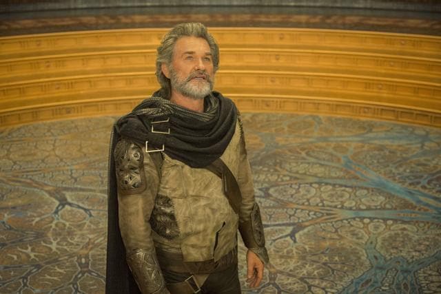 This image released by Disney-Marvel shows Kurt Russell in a scene from, Guardians Of The Galaxy Vol. 2. (AP) This image released by Disney-Marvel shows Kurt Russell in a scene from, Guardians Of The Galaxy Vol. 2. (AP)