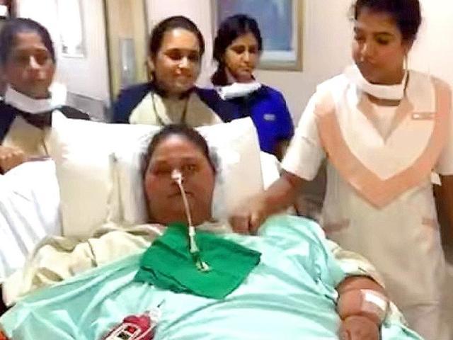 The pictures released by the hospital. (HT) The pictures released by the hospital. (HT)