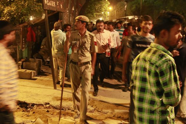 The love for cricket is evident in their conversations of duty, but on duty it’s just safety of people, which matters the most to them. (Waseem Gashroo/HT Photo)