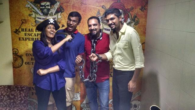 Indian participants, like these who completed No Escape’s pirate-themed challenge, tend to focus on winning, so operators are generous with clues.