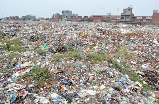 The Bhagatanwala garbage dump is a major eyesore in Amritsar. (HT Photo) The Bhagatanwala garbage dump is a major eyesore in Amritsar. (HT Photo)