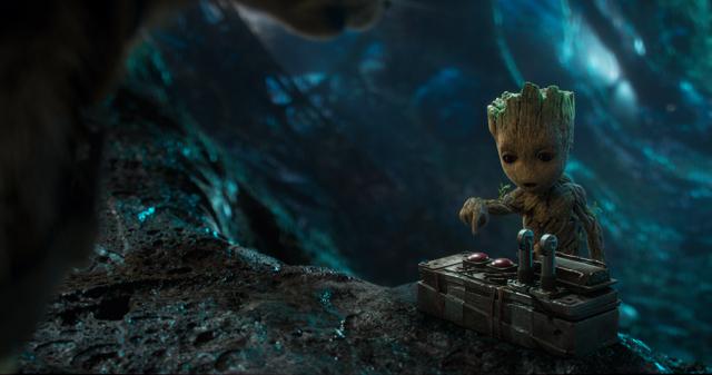 The occasional moments of goofball humour mainly involve the sentient sapling, who remains adorable even though he can still only say ‘I am Groot’. The occasional moments of goofball humour mainly involve the sentient sapling, who remains adorable even though he can still only say ‘I am Groot’.