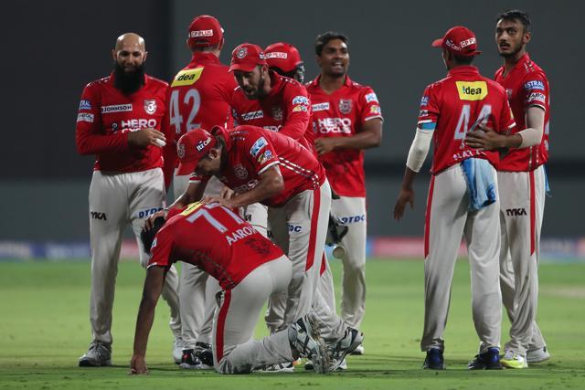 Kings XI Punjab stayed alive for the play-offs race by defeating Royal Challengers Bangalore by 19 runs. (BCCI)