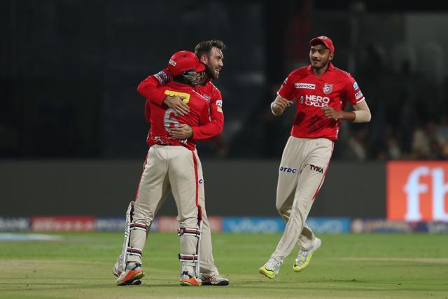 Glenn Maxwell snapped up Mandeep Singh for 46 to put Kings XI Punjab on top versus Royal Challengers Bangalore. (BCCI)