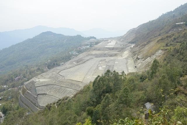 The new airport is coming up at Pakyong, about 35km from Sikkim’s capital Gangtok. (Photo: I&amp;PR department, Sikkim)
