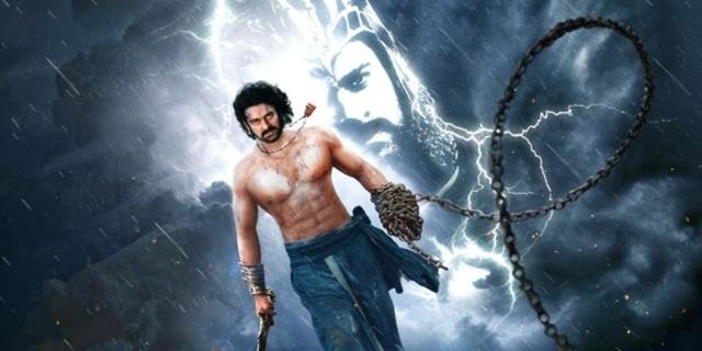 Prabhas in a Baahubali promotional picture.