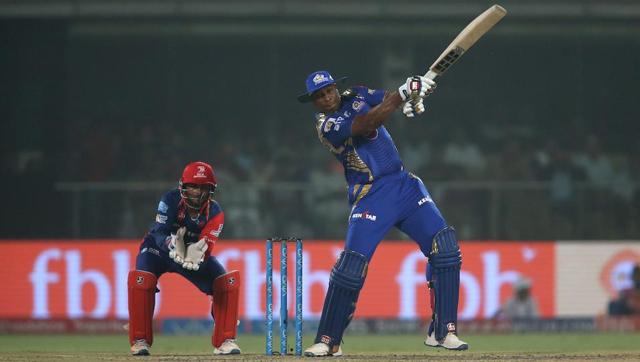 Kieron Pollard slammed a magnificent, unbeaten 63 against Delhi Daredevils. (BCCI) Kieron Pollard slammed a magnificent, unbeaten 63 against Delhi Daredevils. (BCCI)
