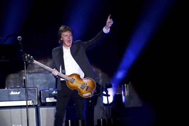Sir Paul McCartney only wants animal free products backstage.