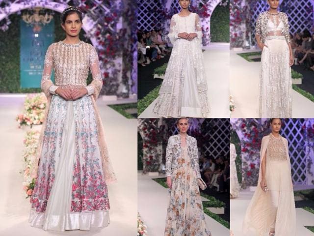 The designs that Varun Bahl has handpicked for Elarica Johnson.