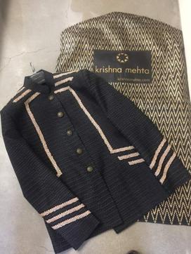 Designer Krishna Mehta’s jacket for Bieber. Designer Krishna Mehta’s jacket for Bieber.