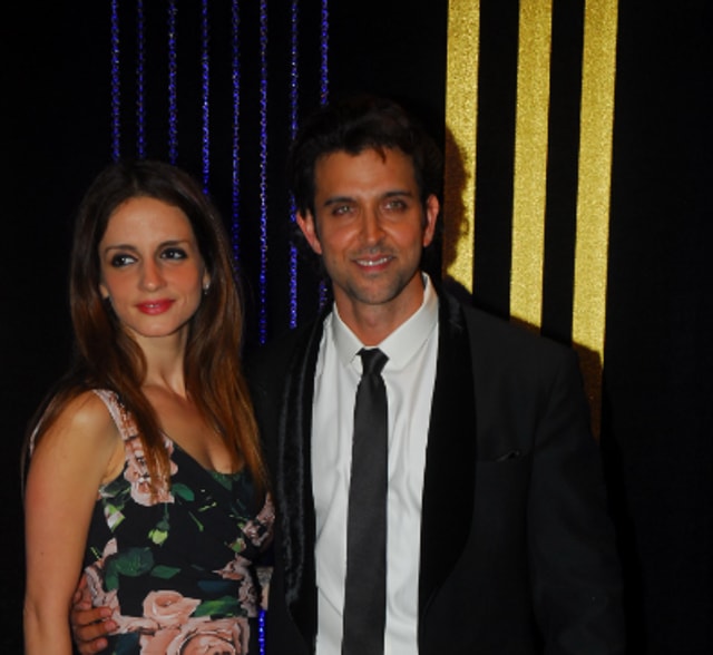 Actor Hrithik Roshan and interior designer wife Sussanne Khan.