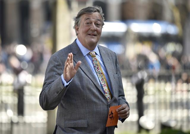 Actor Stephen Fry arrives for a Service of Thanksgiving for the life and work of Lord Snowdon at Westminster Abbey in London. (REUTERS) Actor Stephen Fry arrives for a Service of Thanksgiving for the life and work of Lord Snowdon at Westminster Abbey in London. (REUTERS)