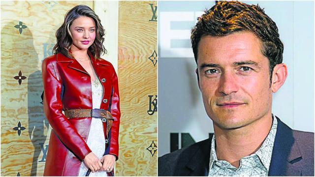 Model Miranda Kerr and actor Orlando Bloom. Model Miranda Kerr and actor Orlando Bloom.