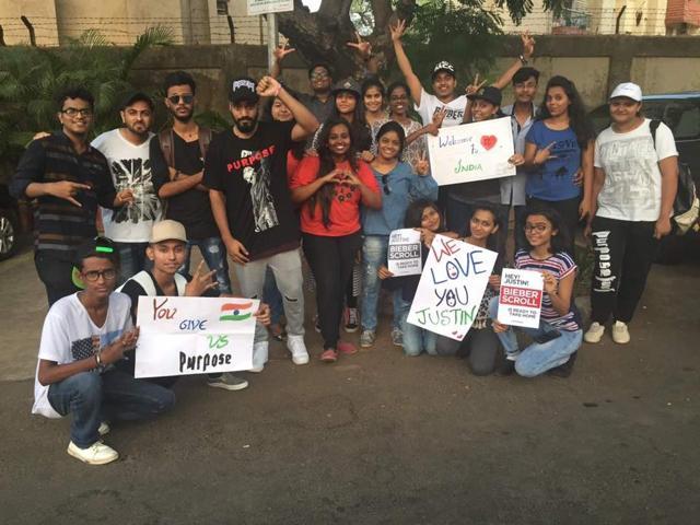 Justin Bieber’s fans are excited about the concert. (HT) Justin Bieber’s fans are excited about the concert. (HT)
