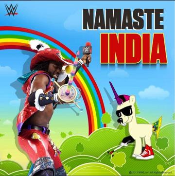 The poster posted on social media by Kofi Kingston. (Facebook)