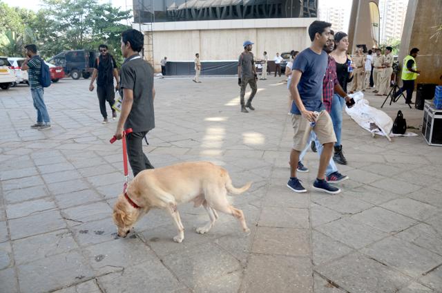 A security check in progress. (Bachchan Kumar) A security check in progress. (Bachchan Kumar)
