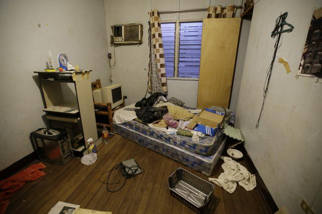 In this April 20, 2017, photo, a room inside the home of suspected child webcam cybersex operator, David Timothy Deakin. (AP) In this April 20, 2017, photo, a room inside the home of suspected child webcam cybersex operator, David Timothy Deakin. (AP)