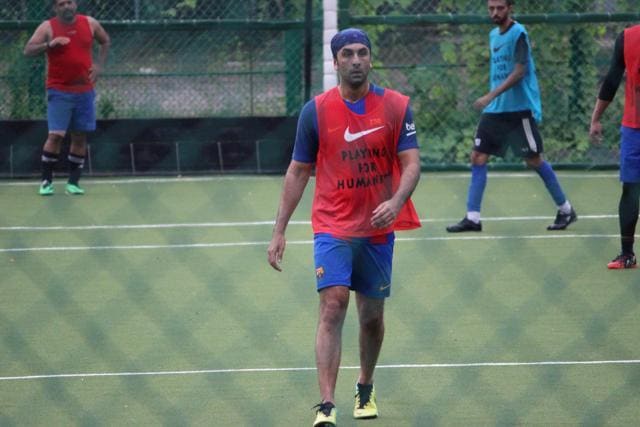 Ranbir Kapoor is known for his love for football. (Yogen Shah) Ranbir Kapoor is known for his love for football. (Yogen Shah)