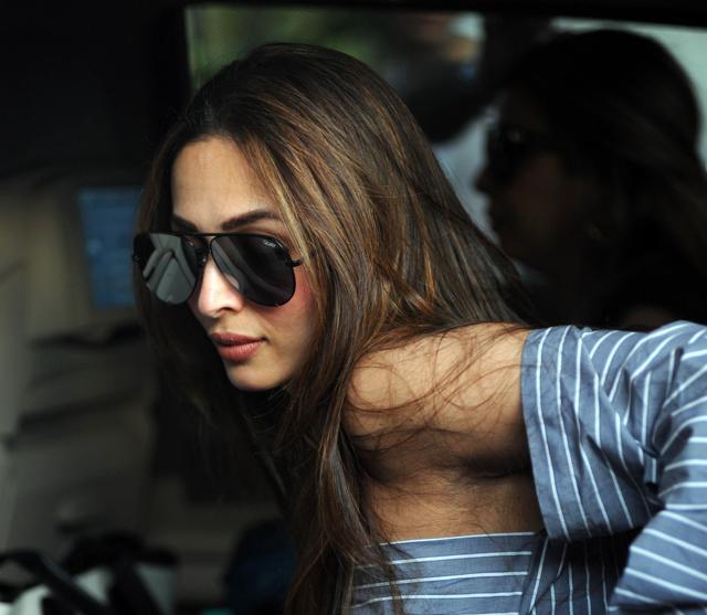 Malaika Arora Khan arrives to the concert. (AFP) Malaika Arora Khan arrives to the concert. (AFP)