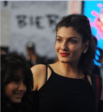 Actor Raveena Tandon. (AFP)