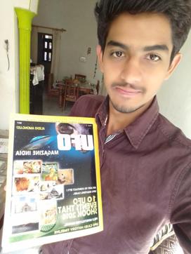 Hitesh Yadav, 20, is a tech student at a Gurgaon college. He believes he saw an alien as a child. In his free time, he runs the free e-zine UFO Magazine India. He is also the founder of Disclosure Team India, which investigates UFO sightings and encounters in the country. They currently have four cases under investigation. Hitesh Yadav, 20, is a tech student at a Gurgaon college. He believes he saw an alien as a child. In his free time, he runs the free e-zine UFO Magazine India. He is also the founder of Disclosure Team India, which investigates UFO sightings and encounters in the country. They currently have four cases under investigation.