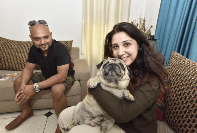 The couple - Rick and Venus Green, are celebrating Rexy’s homecoming with friends on Saturday. (Sanjeev Verma/HT PHOTO) The couple - Rick and Venus Green, are celebrating Rexy’s homecoming with friends on Saturday. (Sanjeev Verma/HT PHOTO)