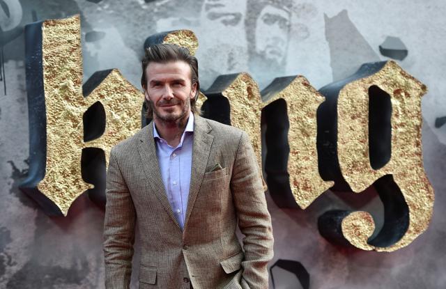 David Beckham poses at the European premiere of King Arthur: Legend of the Sword in London, Britain. (REUTERS) David Beckham poses at the European premiere of King Arthur: Legend of the Sword in London, Britain. (REUTERS)