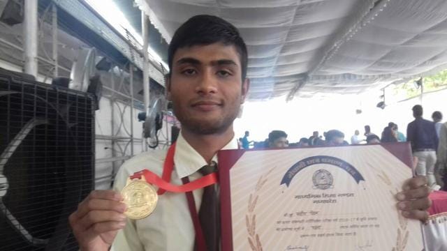 Sandeep Patel of Damoh has topped the agriculture stream of the MP Board exams, Class 12, with Nitin Khare. (Handout)
