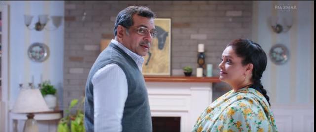 Paresh Rawal and Tanvi Azmi play the guest couple.