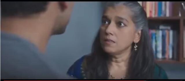 Ratna Pathak Shah gives that look to Fawad Khan when she gets to know the truth about his sexual orientation, in Kapoor &amp; Sons. (YouTube)