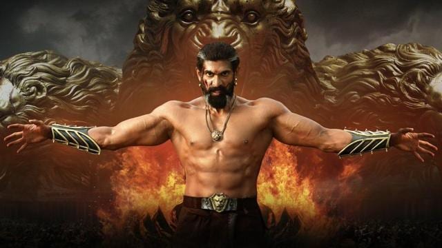 Rana, seen here as the main antagonist, Bhallaladeva. Rana, seen here as the main antagonist, Bhallaladeva.