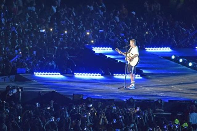 Justin Bieber concert was attended by a host of Bollywood biggies including Alia Bhatt, Sridevi and Malaika Arora. (Pratik Chorge/HT Photo)