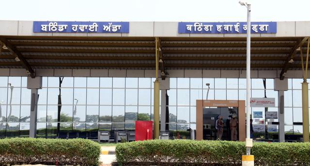 The security at Bathinda airport has been handed to Punjab Police. (Sanjeev Kumar/HT Photo) The security at Bathinda airport has been handed to Punjab Police. (Sanjeev Kumar/HT Photo)