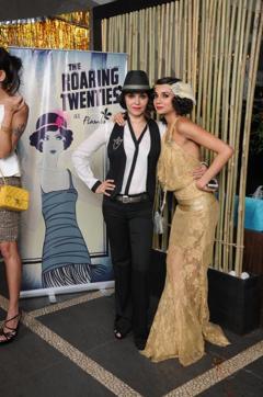 Lillete Dubey with daughter Ira at a Gatsby themed party, Lillete Dubey with daughter Ira at a Gatsby themed party,