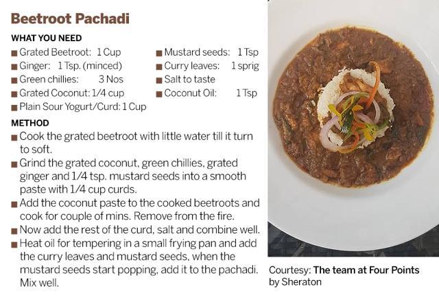 Try something different! Try Beetroot Pachadi.