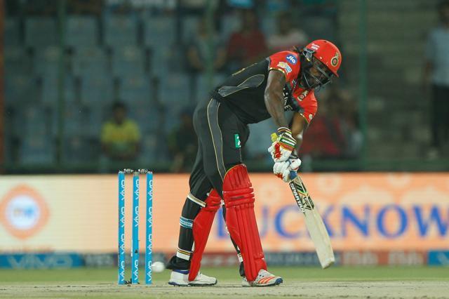 Chris Gayle played some attacking cricket after Royal Challengers Bangalore won the toss and chose to bat. (BCCI)