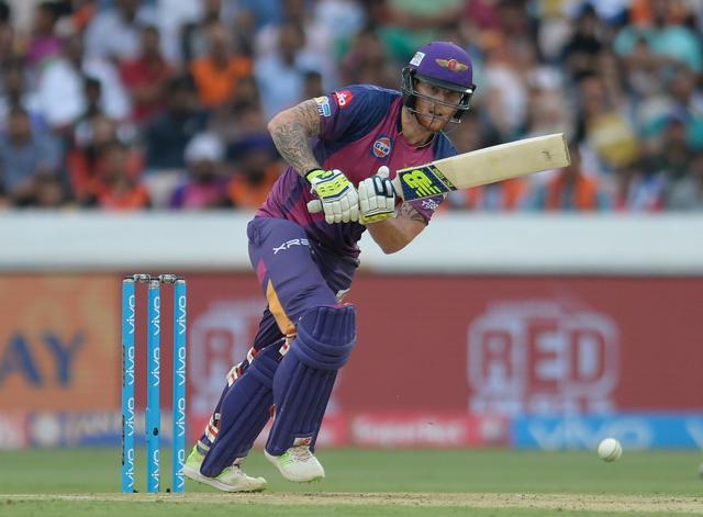 Rising Pune Supergiants Ben Stokes plays a shot during the 2017 Indian Premier League (IPL). (AFP) Rising Pune Supergiants Ben Stokes plays a shot during the 2017 Indian Premier League (IPL). (AFP)